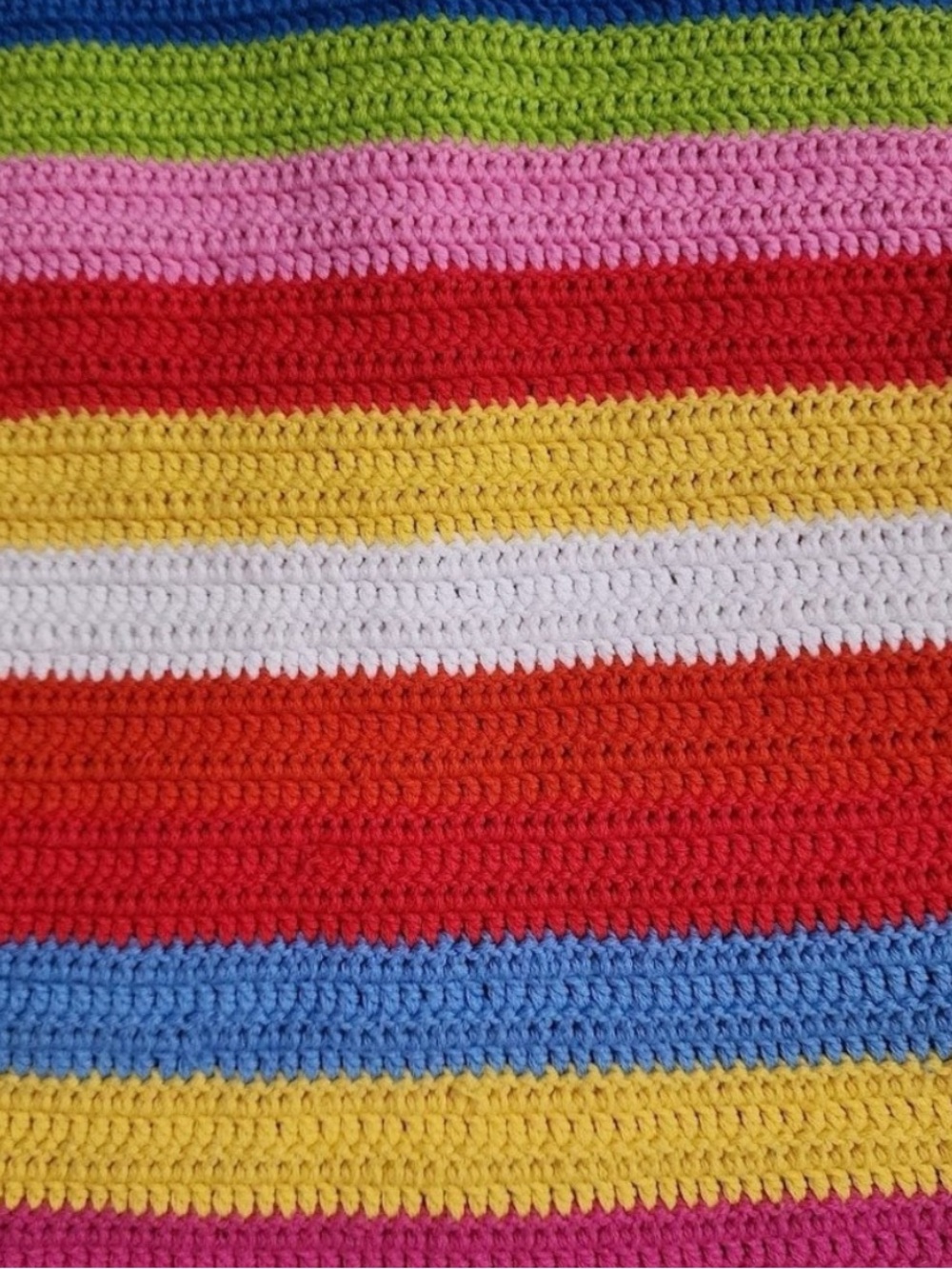 RALPH by Ralph Lauren 90s Rainbow Crochet Halter Top Y2K Size S - Picture 4 of 4